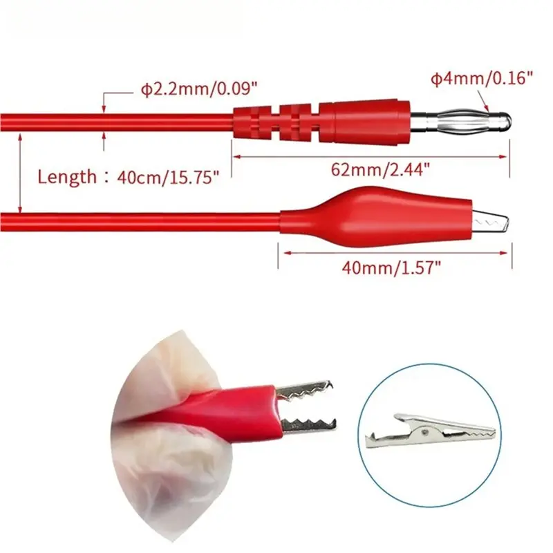 86Pcs Multimeter Test Lead Kit With 4MM Banana Plug, Alligator Clip, And Wire Piercing Probes