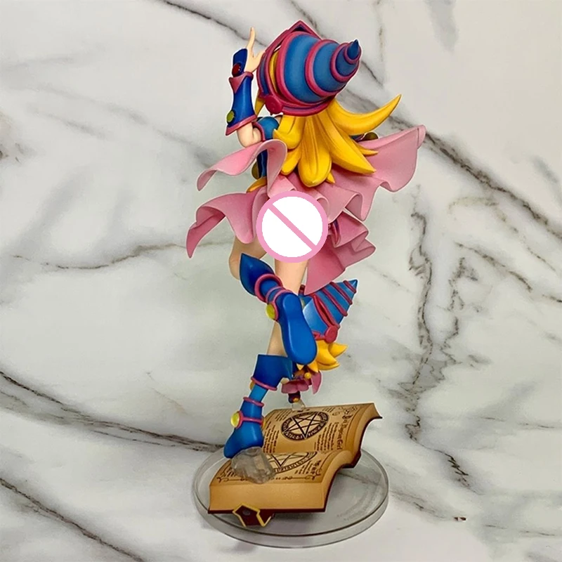 28cm Anime Dark Magician Figures Duel Monsters Action Figures Magic Girl Figurine PVC Collection Model Toys Decoration Gifts