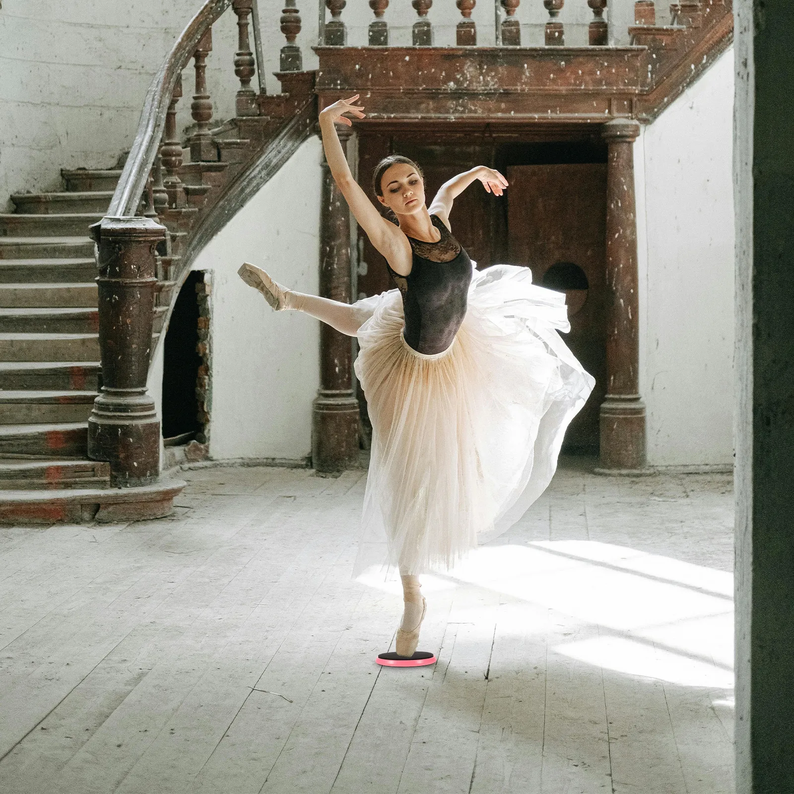 

Ballet Turning Board Stainless Steel Thickened Round Turn Board for Dance Balance Training Skating Practice Plate Dance