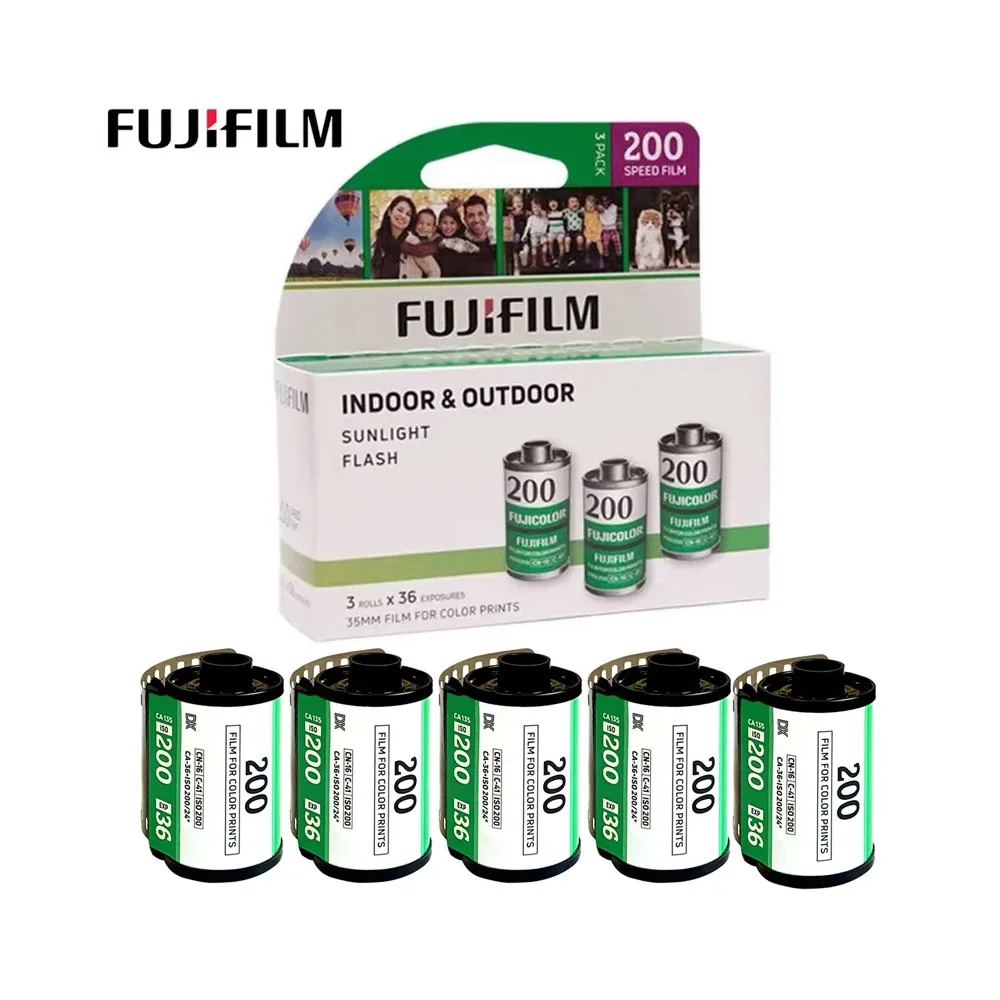 Classic Fujifilm FUJICOLOR 200 Color Negative 35mm Film 36 Exposure For 135 Format Camera - Expiry Date: 2025.12
