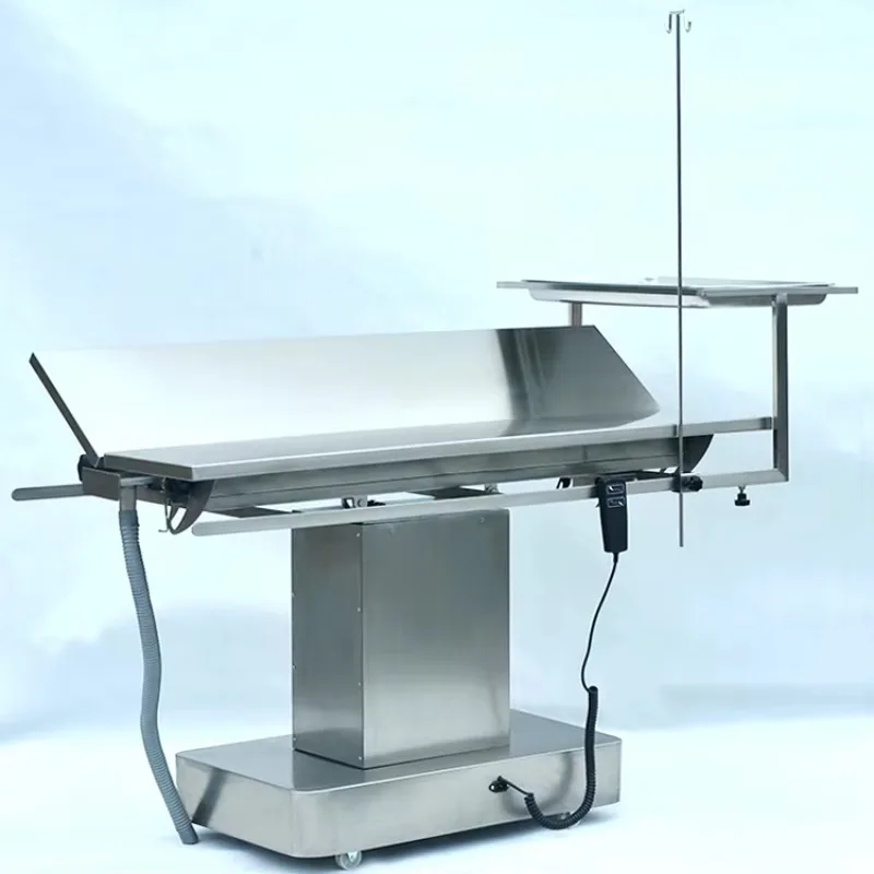 Veterinary Equipment Animal Operating Table Stainless Steel Electric Flat Lifting Pet Treatment Table