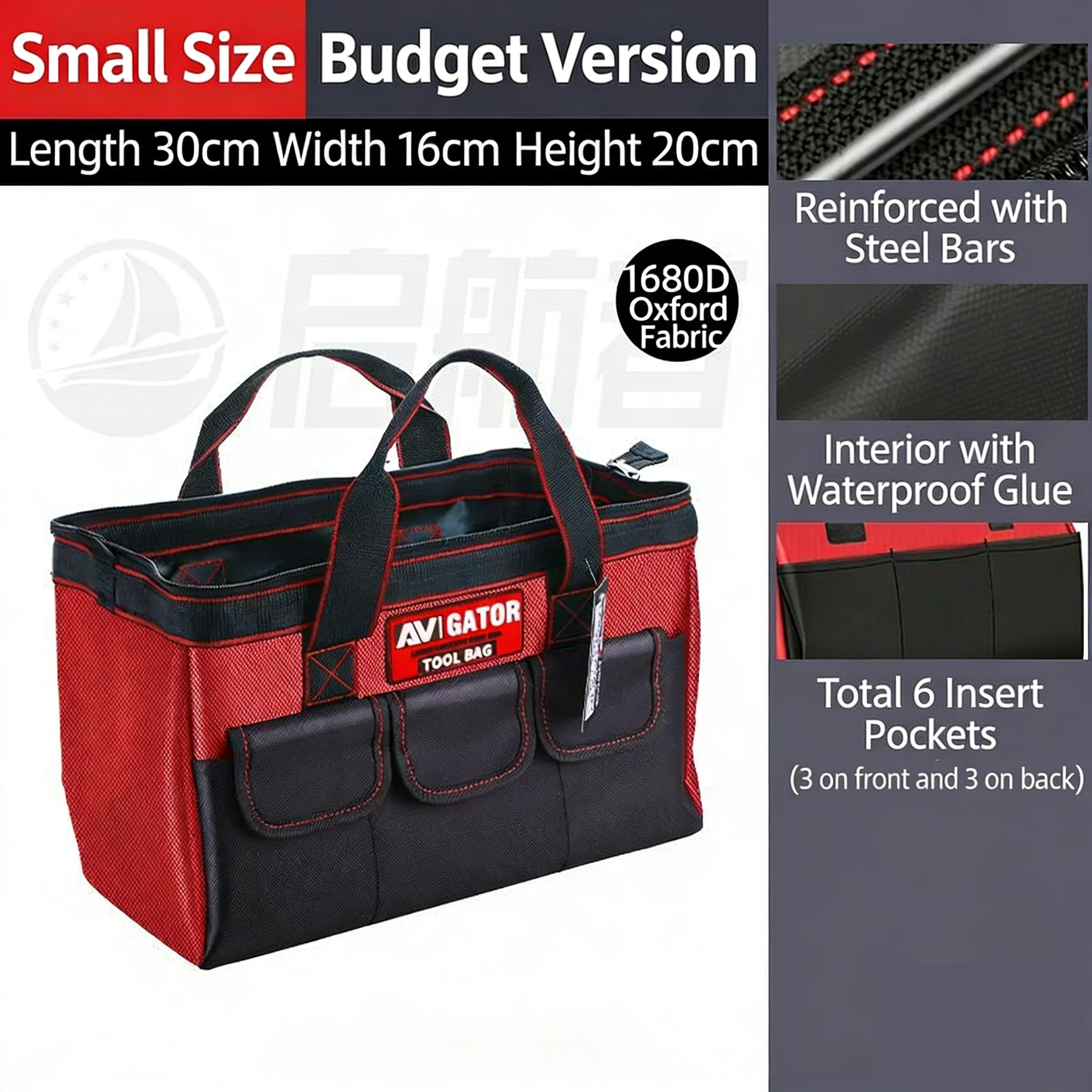Tool Bag ELECTRIC Oxford Canvas Tool Bag Multi Storage Household Multifunctional Electrician Special Wear Resistant Bag Workbox