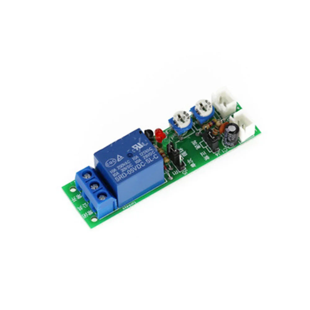 Adjustable Cycle Timer Delay On/Off Switch Power Supply Relay Module DC 5V 12V 24V Timer Relay Module with Cable
