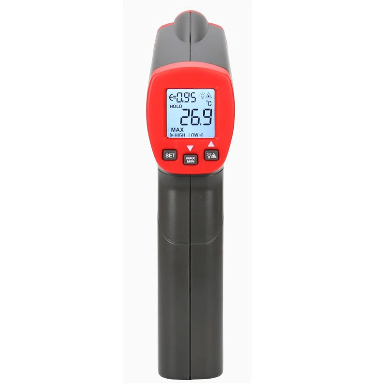 u ni-t UT300S Industrial in frared Thermometer IR Non Contact Digital la ser tem perature gu n -25.6~752°F/-32~400°C