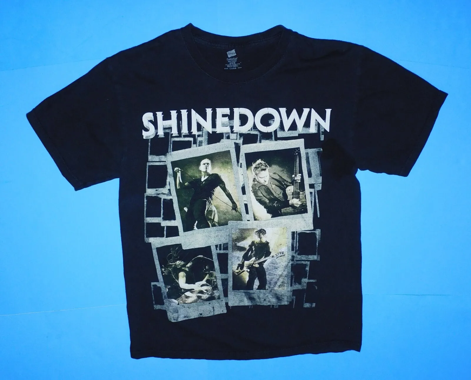 تي شيرت SHINEDOWN شمال أمريكي لصيف 2012 للحفلات الموسيقية مقاس متوسط