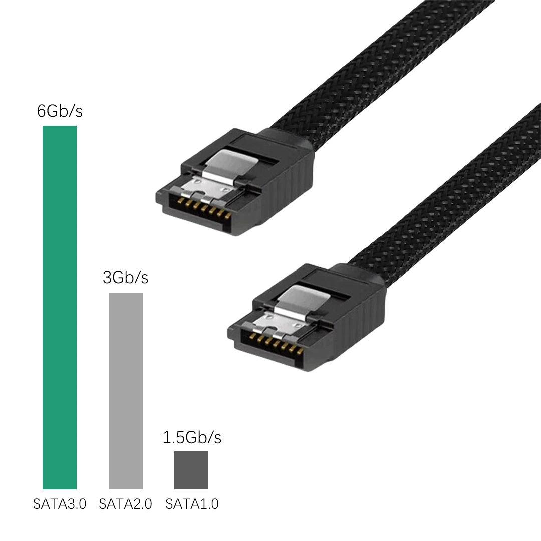 Ssd hdd sata 3.0 iii cabo de dados para ssd hdd cabo de disco rígido sata3 ângulo reto reto 6 gb/s para msi gigabyte placa-mãe