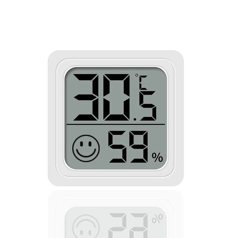 LCD Digital Thermometer Hygrometer Indoor Room Electronic Temperature Humidity Meter Sensor Gauge Weather Station For Home ﻿