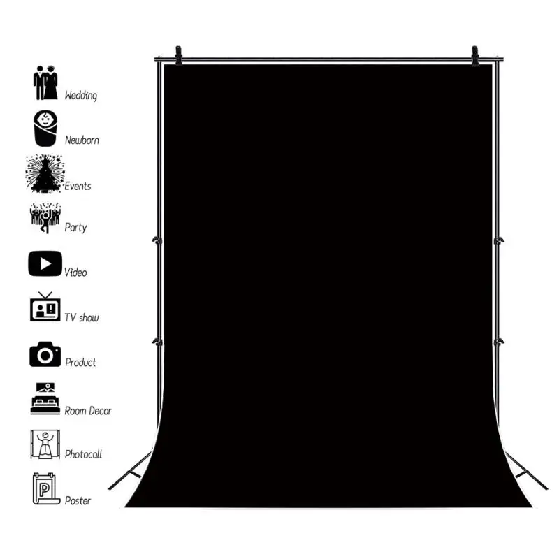 Solid Color Backdrop for Photography Adult Kids Pets Art Portrait Birthday Decoration Photocall Props Background Photo Studio