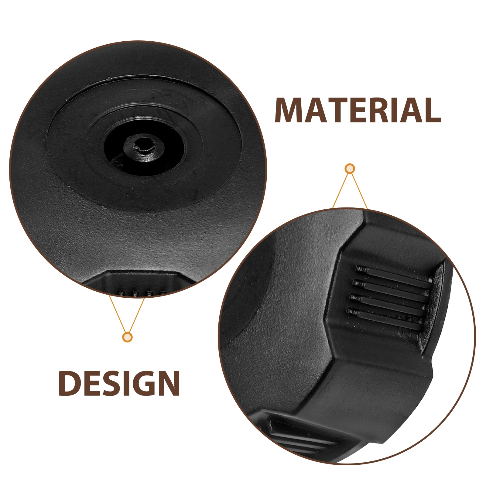 

ATV Oil Cap 40mm Tank Cap Fuel Cover Leakproof Rotatable Compatible Motorcycle Accessories Nylon Replacement Part