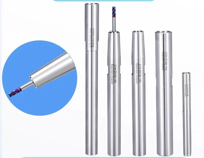 SDC Post-Pull DC Precision Extension Rod C8-C25 Straight Shank Extended Tool Shank DC04-DC12 High-Precision Post-Pull Drum Clamp