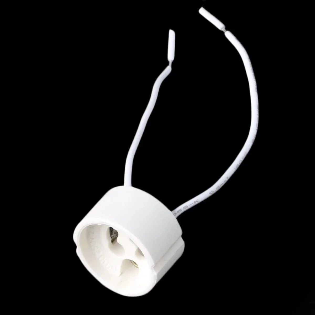 1/5/10pcs GU10 Socket LED Bulb Halogen Lamp Holder Base 15cm Ceramic Wire Connector LED Strip Connector GU10 Socket Light Bulb