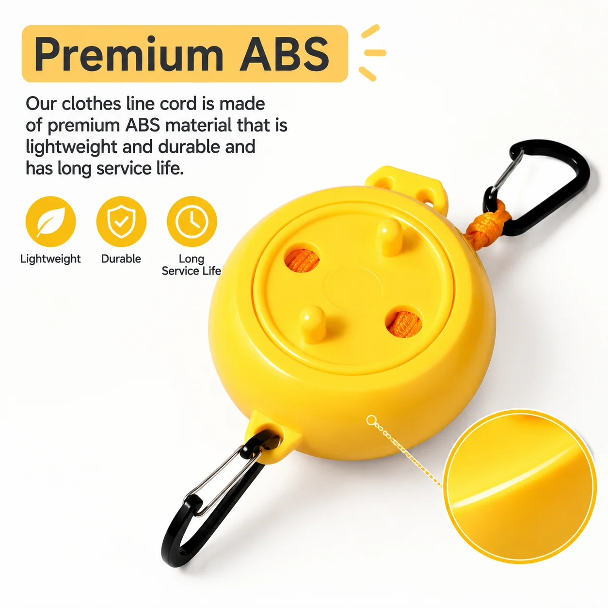 Portable Outdoor Travel Clothesline That Is Windproof And Non-Slip Suitable for Use in Hotels And Indoors Retractable No-Drill