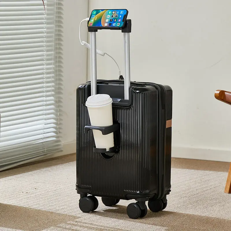 small-16-inch-carry-on-suitcase-women's-short-trip-luggage-with-four-wheel-rotation-no-check-in-baggage-portable-handbag