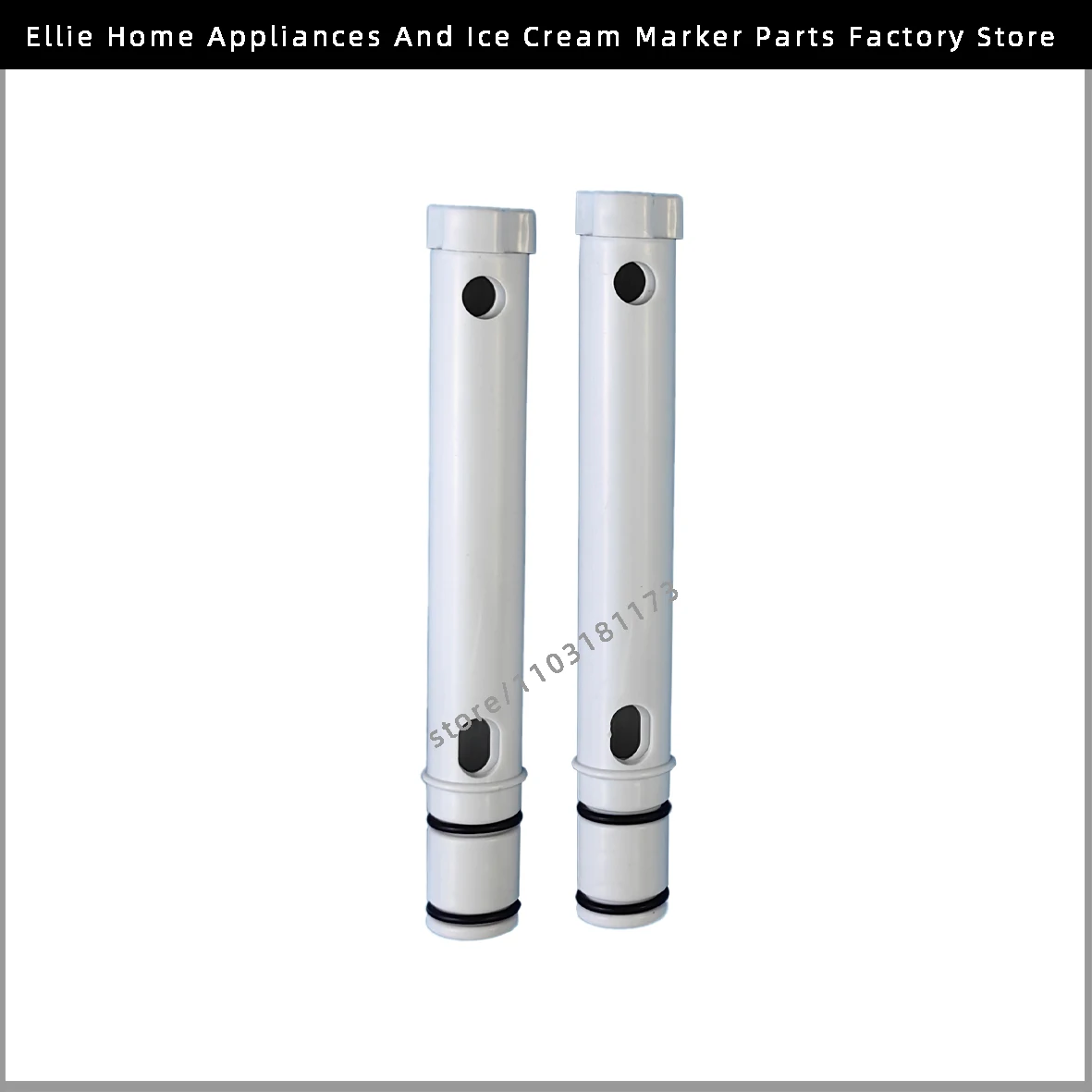 Two Pieces Puffing Air Tubes Plastic Pipe Cylinder Expansion Rod Original Replacement For Donper Ice Cream Machines