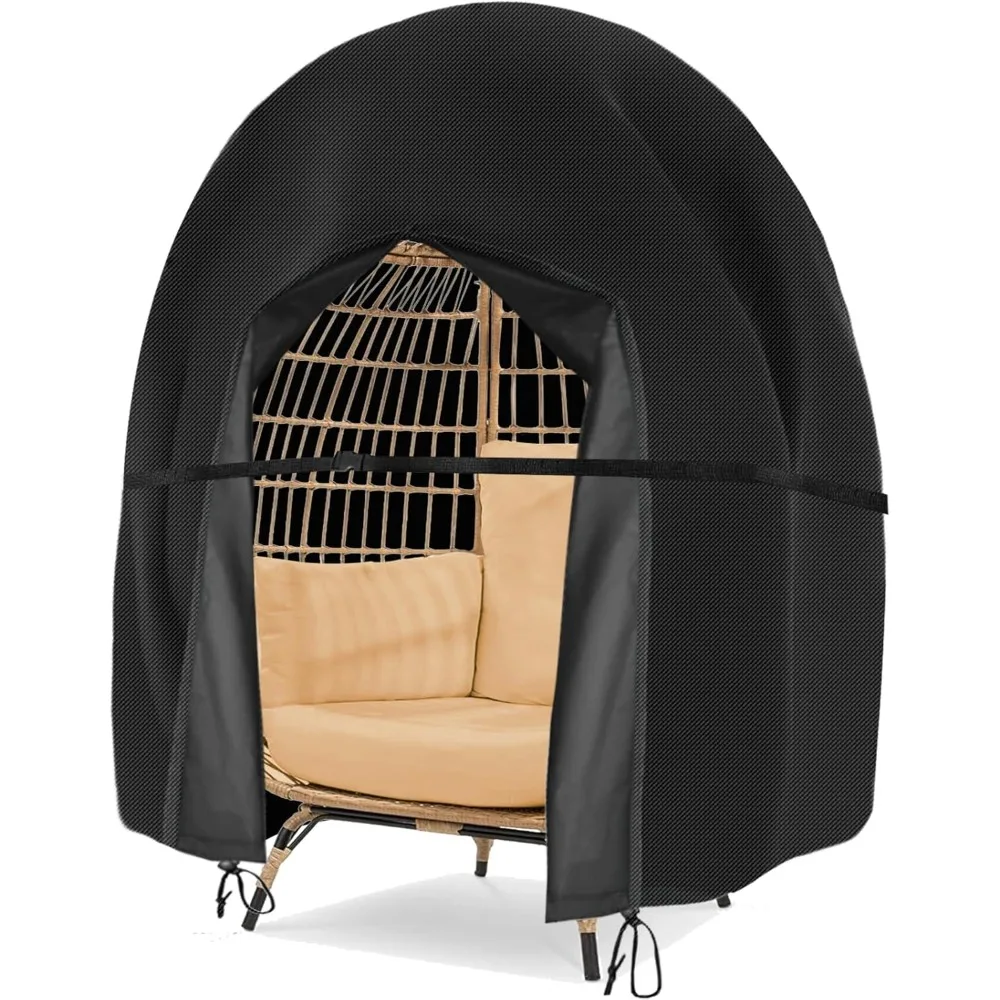 

Водонепроницаемый чехол на стул-яйцо для патио, материал 420D, 91x80 дюймов