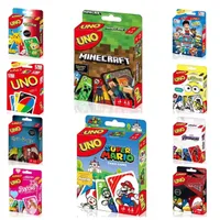 ONE FLIP! Board Games Playing Cards UNO Pikachu Harry Narutos Christmas Card Table Game for Children Adults Birthday Gifts Toys