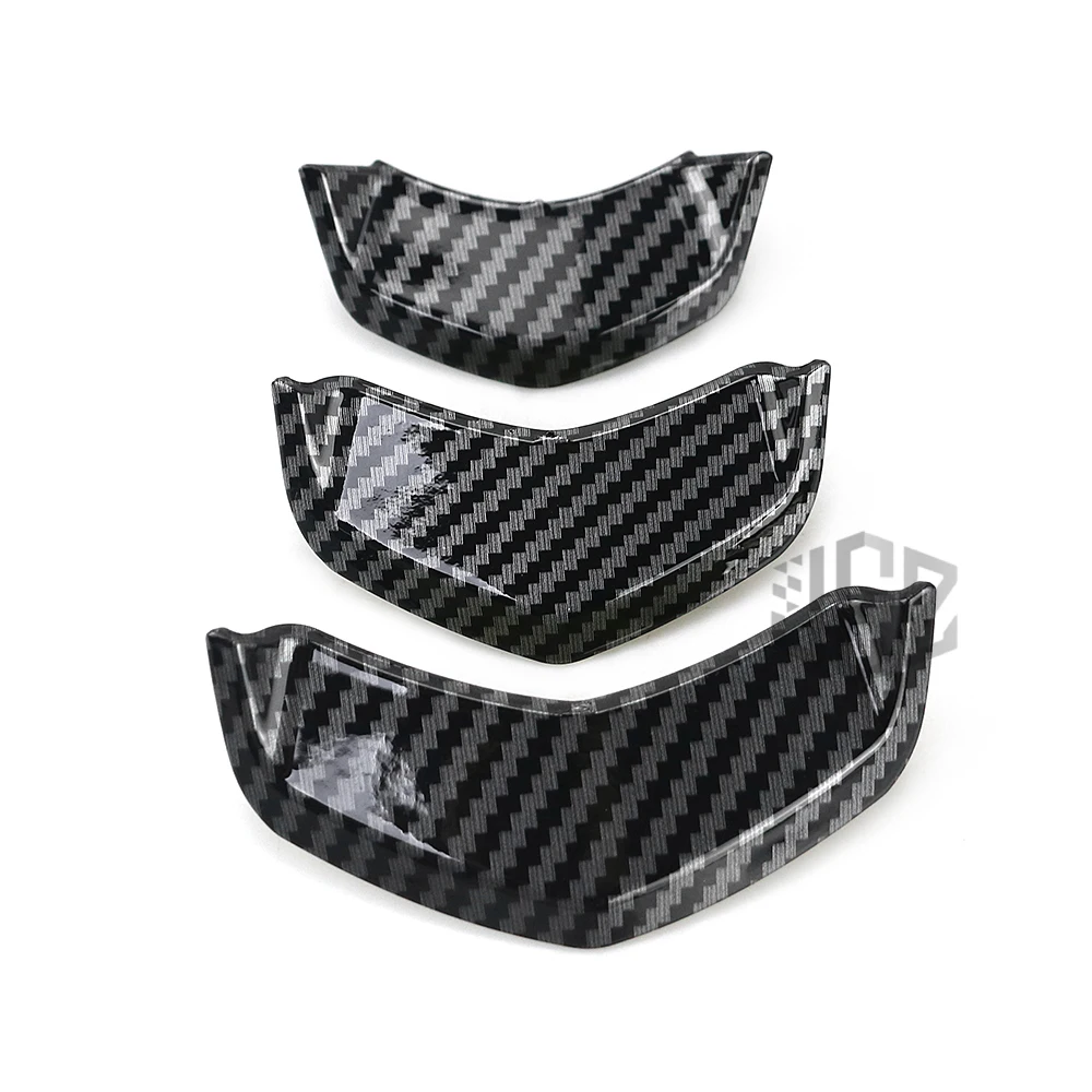 Motorcycle ABS Carbon Head Fairing Tie Guard Trumpet Decorative Cover Decal for VESPA GTS GTV 300 250 2019 - 2022 Accessories