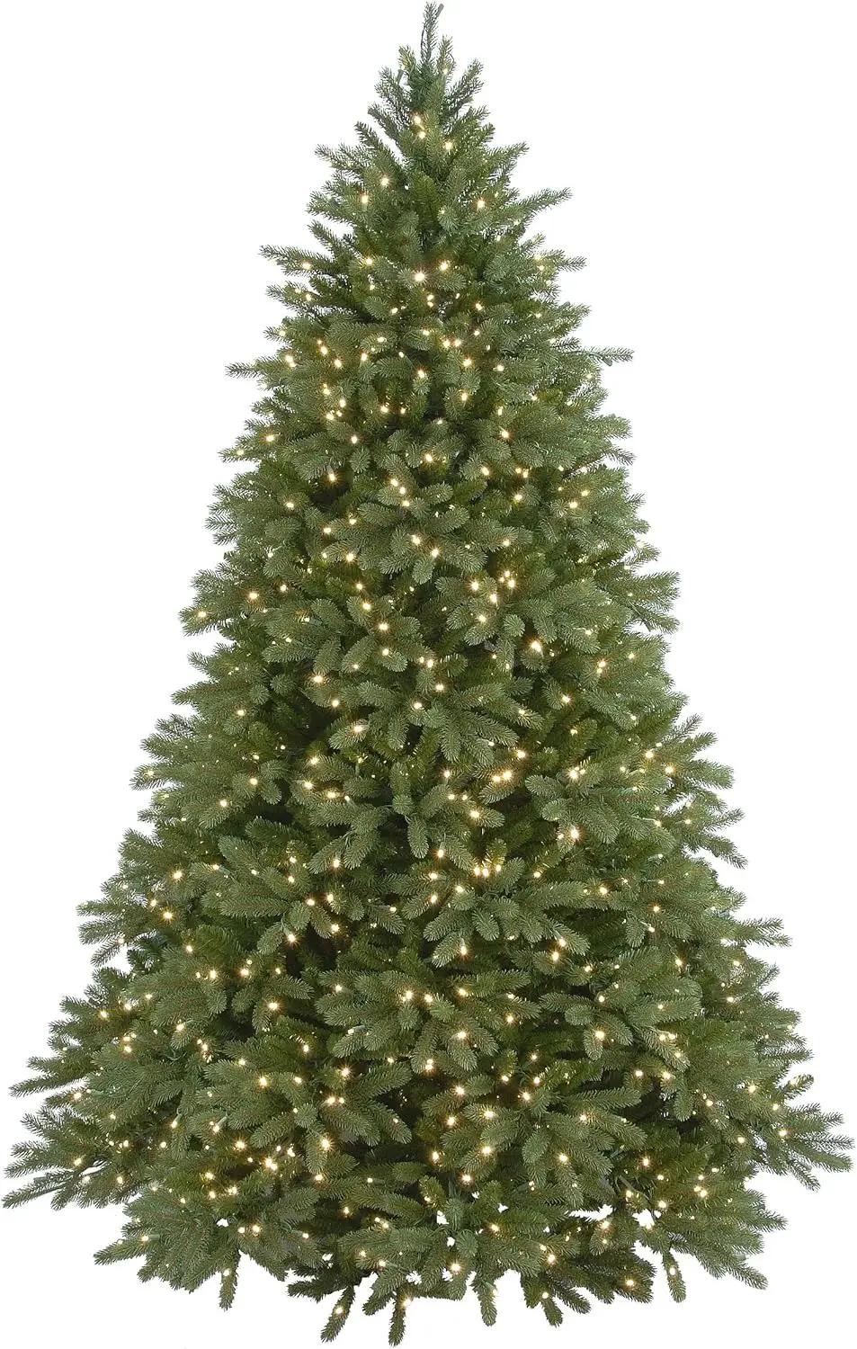 National Tree Company Artificial Christmas Tree Includes strung White Lights Jersey Fraser Fir - 7.5 ft