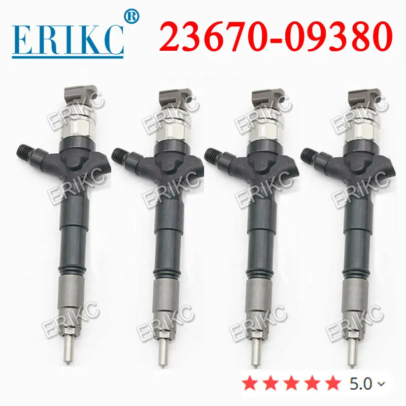 

4PCS Common Rail Injector 23670-09380 Diesel Auto Parts Sprayer Assy 23670 09380 For Toyota Hilux 2367009380