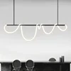 이탈리아 미니멀리스트 샹들리에 거실 크리 에이 티브 바 침실 라인 레스토랑 Led 라이트 매달려 조명 DIY 펜던트 램프 홈 4