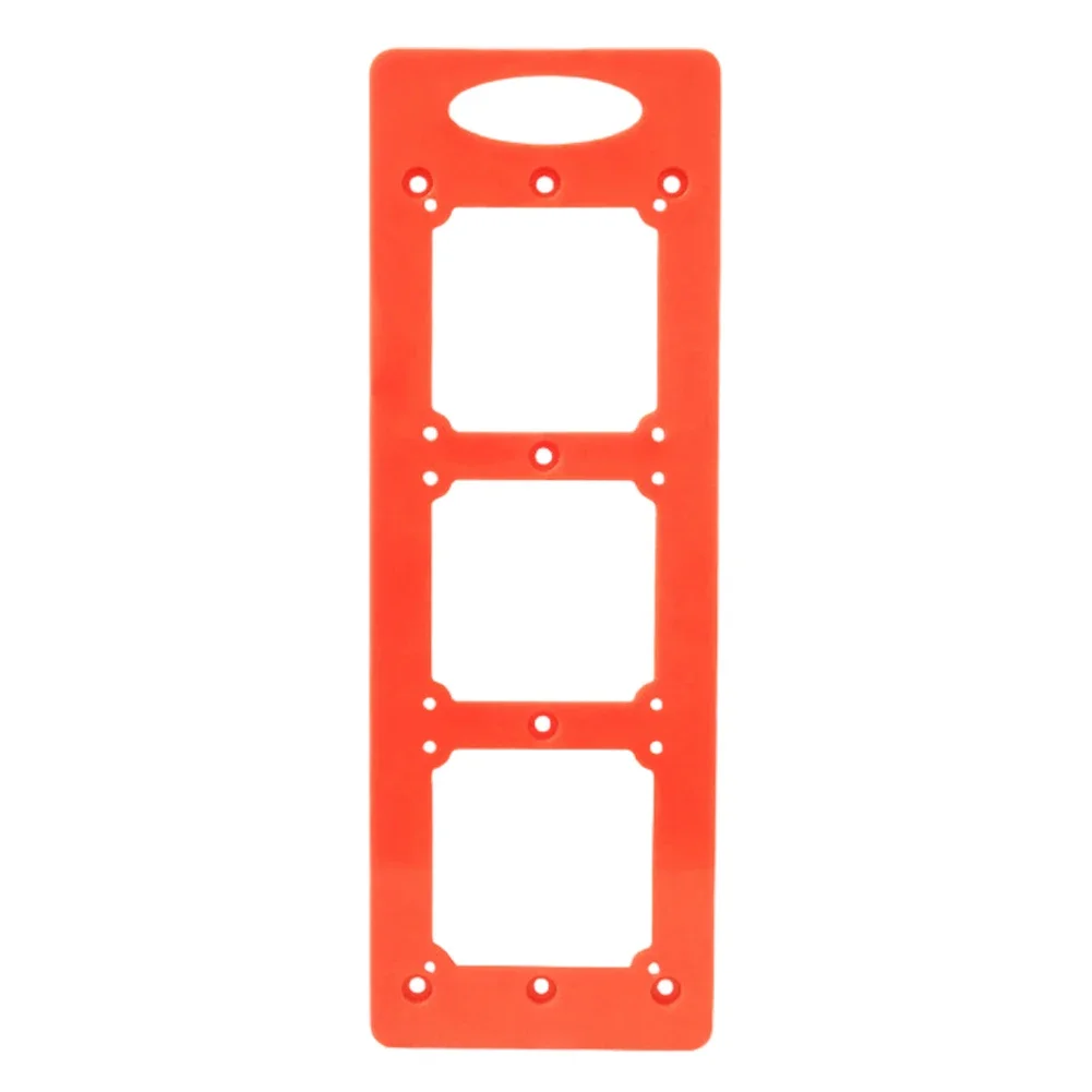 Installation Tasks 320x110mm Socket Bottom Box Template Template For Electrical Installation Three Holes Cutting Tool