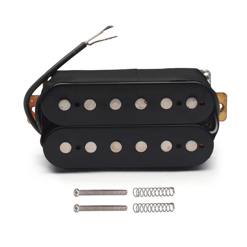 Humbucker 6 String Electric Guitar Pickup Double Coil Humbucker Electric Guitar Pickup Bridge or Neck Pickup Black