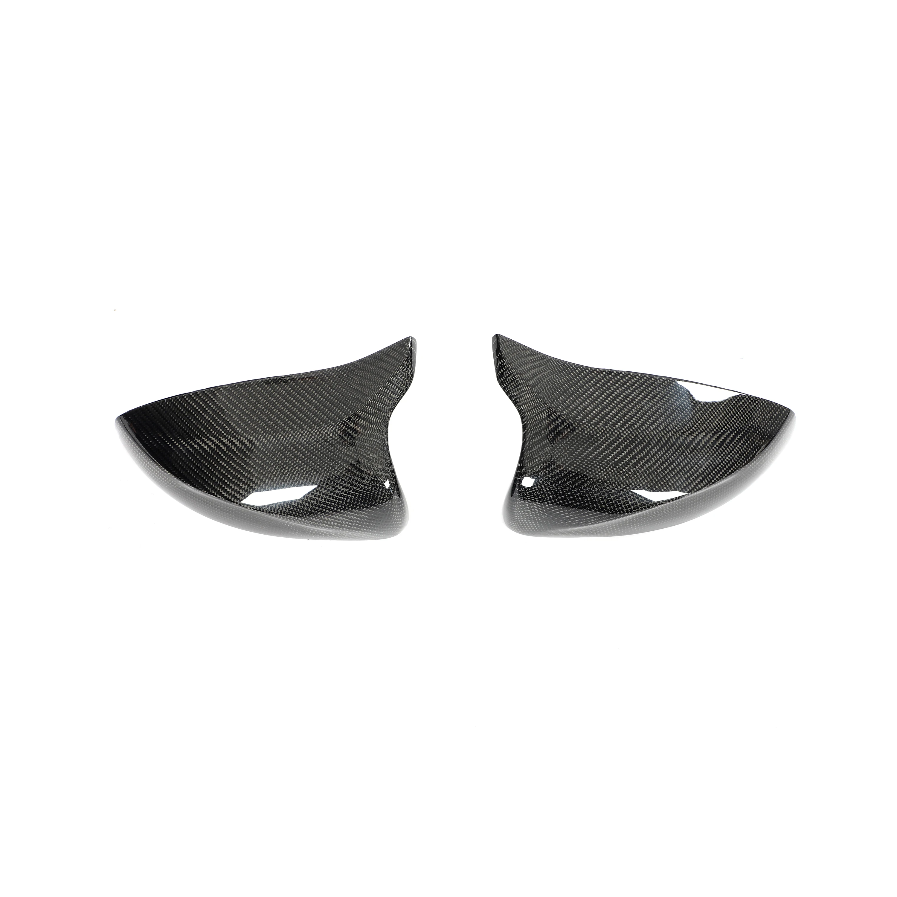 Side Rearview Mirror Covers Caps for Audi A3 S3 8V 2014-2020 Carbon Fiber Car Side Mirror Caps Covers Replace with Assit Lane