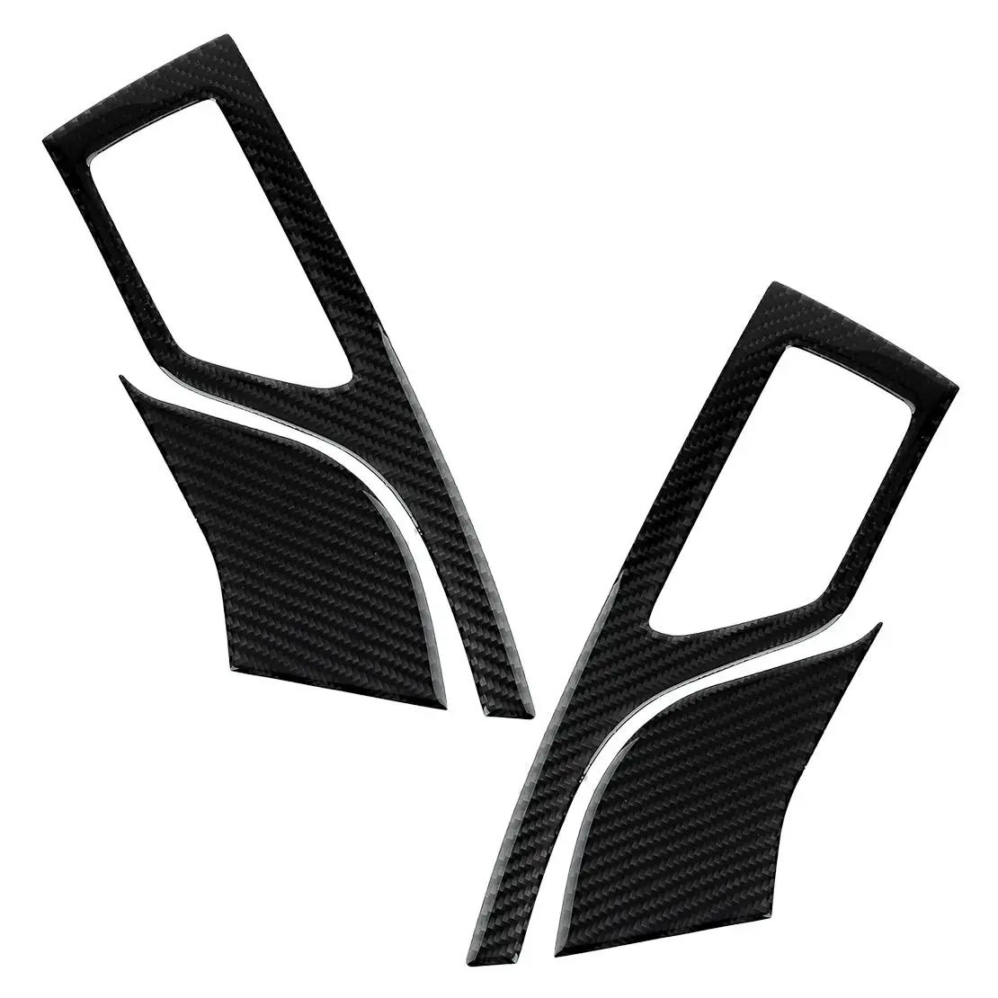 

1 Pair Car Interior Center Air Vent Covers Trims Stickers Fit For Toyota Tacoma 2WD 2012 2013 2014 2015 Black