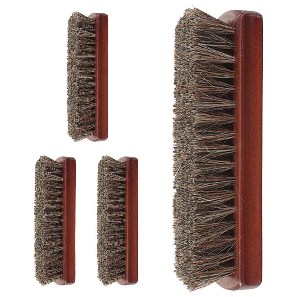 

4pcs Brush for Cleaning Polishing Car Seat Sofa Shoes Boot High Shoe Use