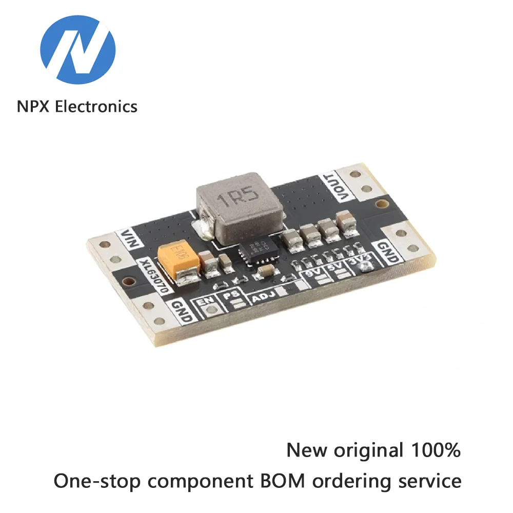 XL63070 3,3/5/9 В с низкой пульсацией постоянного тока, автоматический повышающий/понижающий модуль питания для стабилизации напряжения литиевой батареи TPS63070