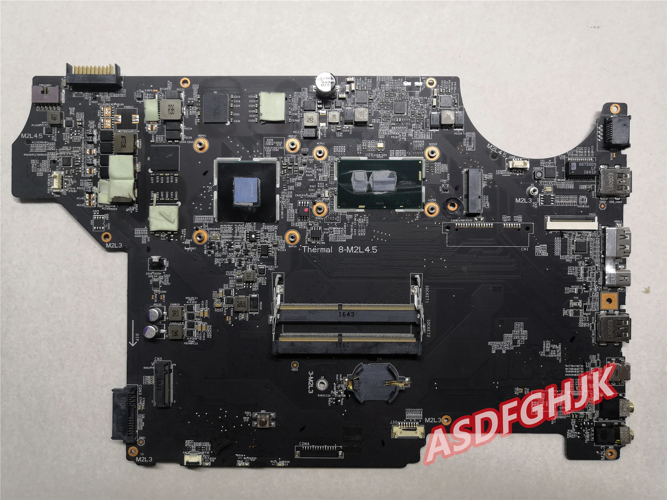 

Genuine MS-16JA1 VER 1.0 For MSI PL62 (7TH GEN) MS-16JA LAPTOP MOTHERBOARD WITH I5-7200U I7-7500U AND GTX1050M 100% Tested OK