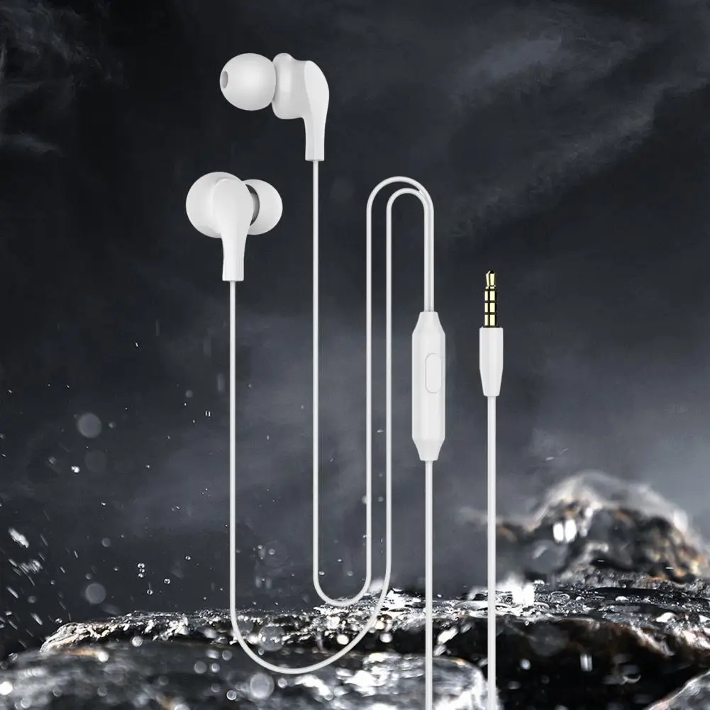 Ergonomic Design Earphone Immersive Hifi Sound In-ear Headphones for Phones Computers with 10mm Dynamic Unit Universal In-line