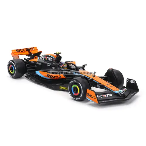 Bburago 1:43 McLaren MCL38 Miami Grand Prix 2024 F1 4# Lando Norris 81# Oscar Piastri Gjuten Modellbil Modellsamling 10 best sales F1 McLaren - №7