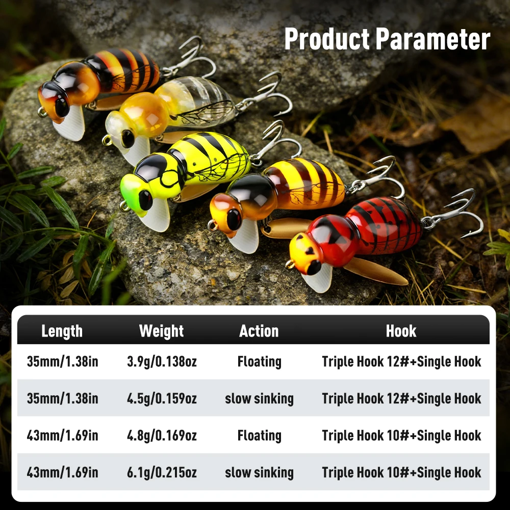 Kingdom 3 adet Wasp Minnow Lur - Fishing Lure Topwater incelemesi ve fiyatı