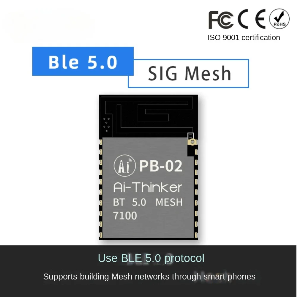 100% Original Bluetooth BLE5.0 Low-power Module Can Connect To Tmall Genie Mesh Networking Board Antenna PB02