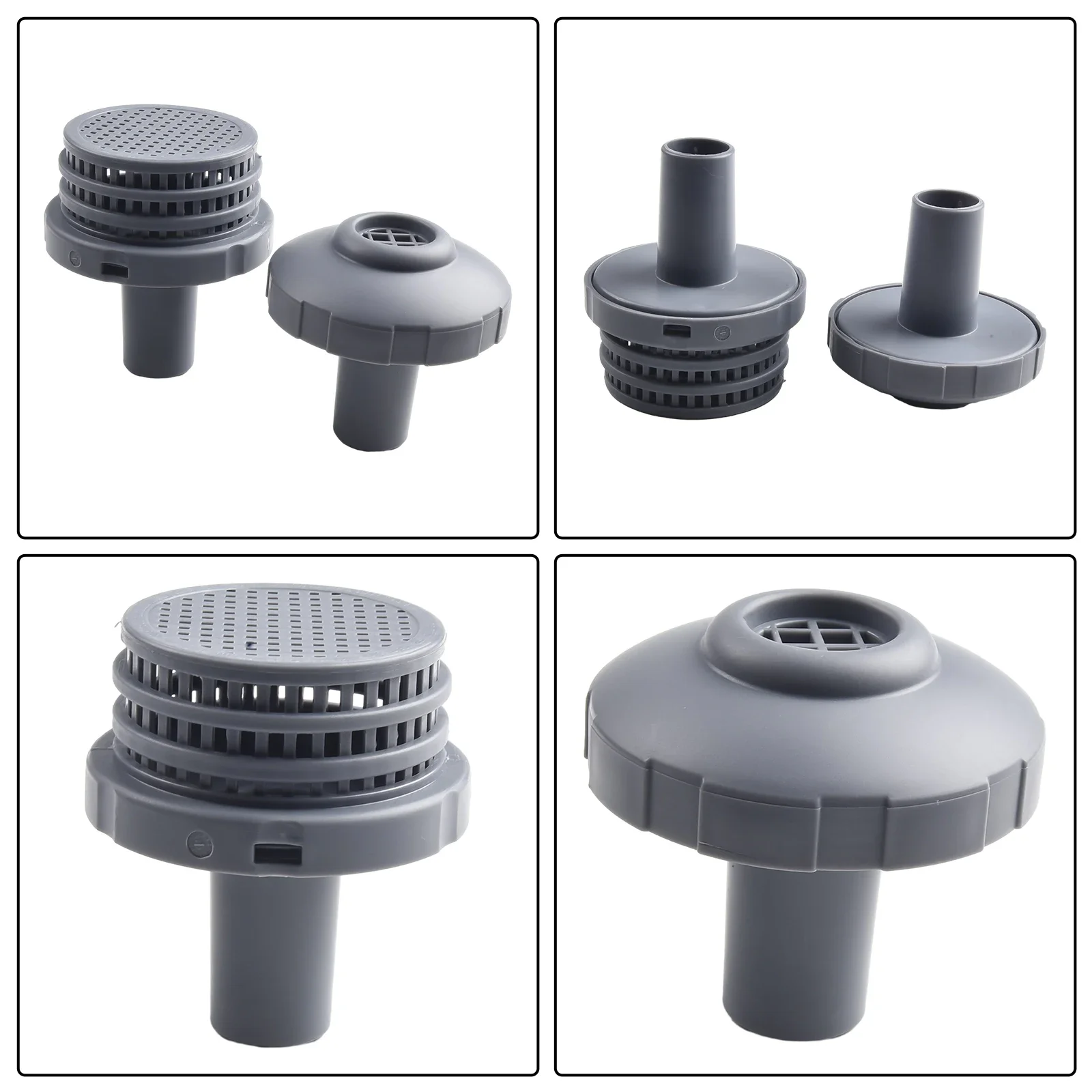 

32mm Pool Hose Connection Set for INTEX Including Screen Mesh Inlet Nozzle and Strainer Connectors for Above Ground Pools