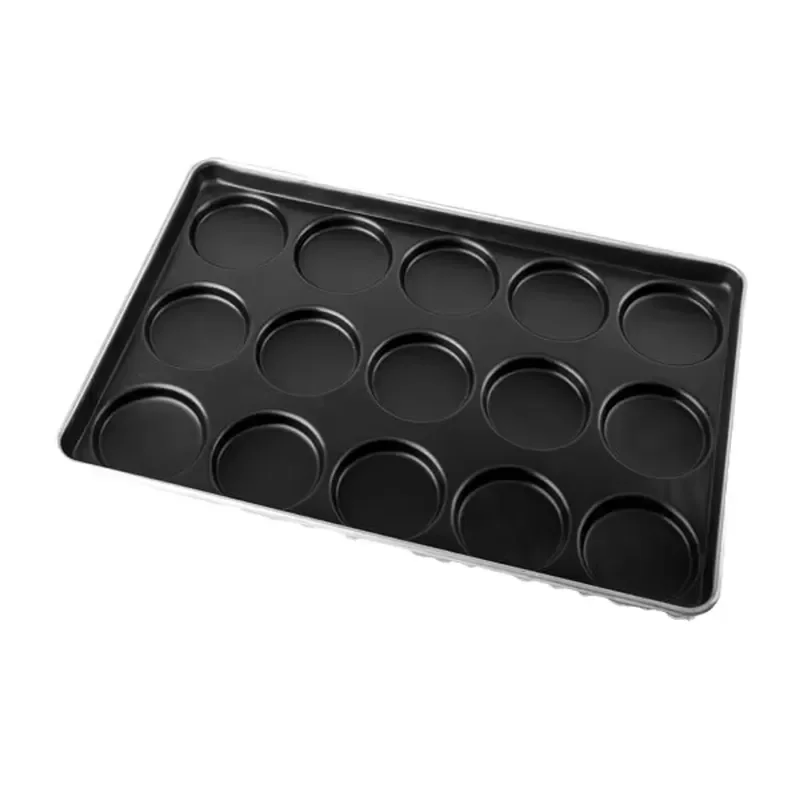 Non Stick French Bread Baking Tray Professional Perforated Baguette Pan for Commercial Bakery Oven Durable Carbon Steel
