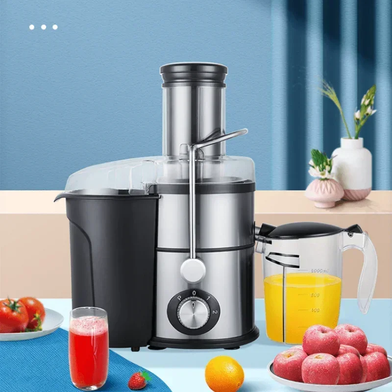 

JE963 Juicer - Automatic Fruit and Vegetable Juice Extractor with Large Diameter and Separation Technology juicer machine 220V