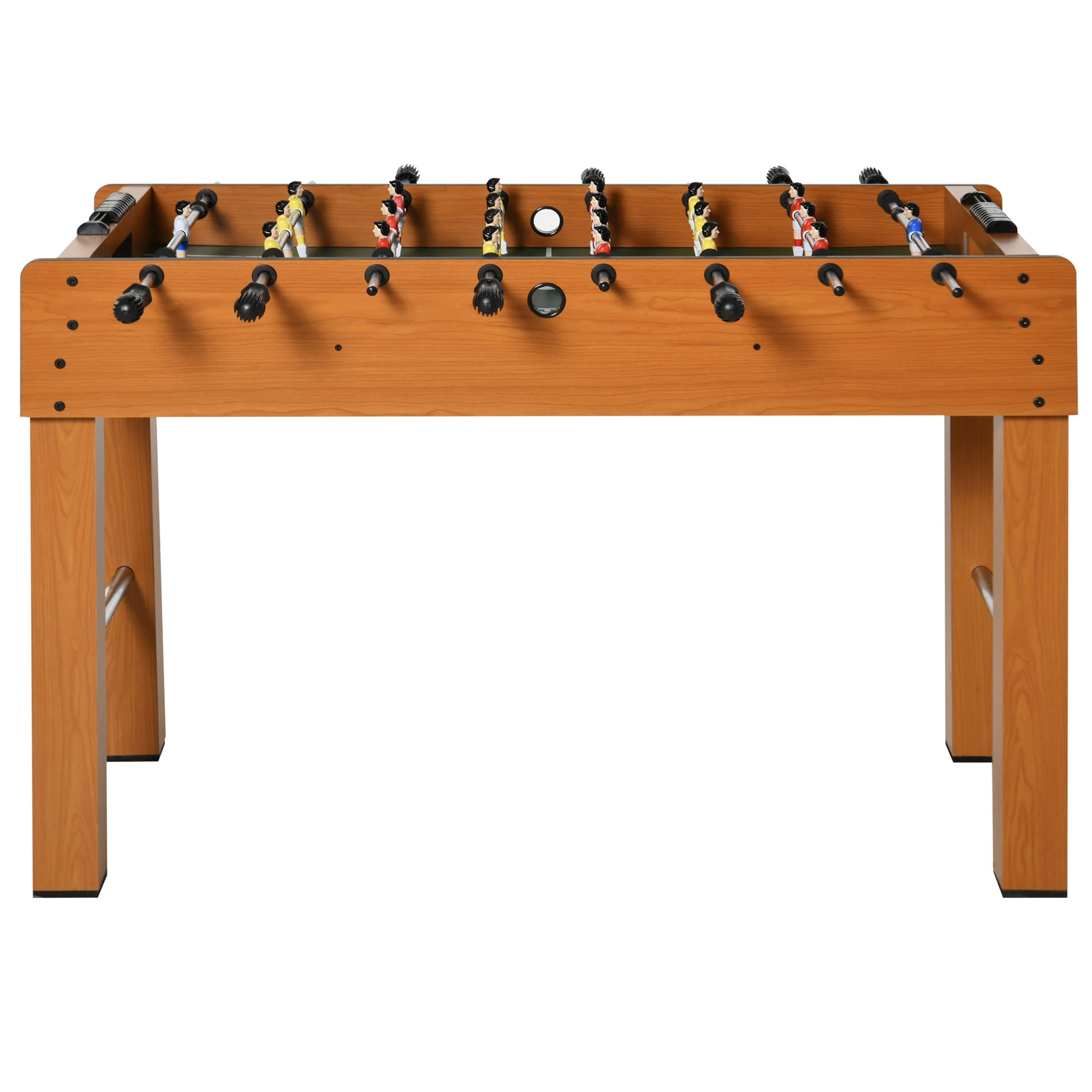 HOMCOM professional wooden table football with 8 bars and 2 balls 122x61x80,7 cm