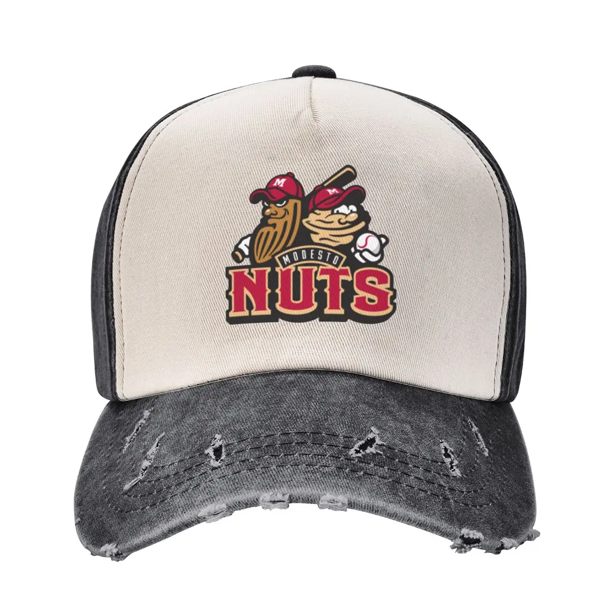 Modesto Nuts Baseball Cap Sunhat foam party Hat New Hat Men's Luxury Women's