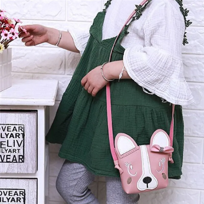 

Детская сумка через плечо с милым животным принтом для девочек, детская сумка-мессенджер с рисунком, мини-сумка, подарок для девочек