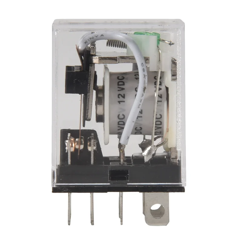 

B24B 5X катушка постоянного тока 12 В 10 А 240 В переменного тока 28 В постоянного тока DPDT электромагнитное реле JQX-13F2Z