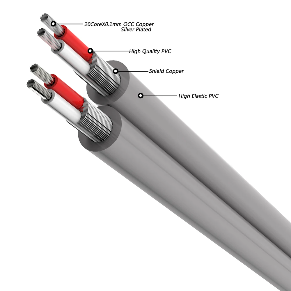 X436 Audio Note AN-Vx Pure 20 Strand Silver Pated HiFi Interconnect Cable Audio Hi-End RCA Signal Cable