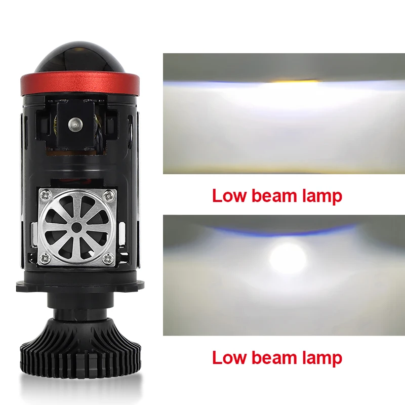

M01T H4 Lens Projector 150w 16500lm 6000k White Ultra Bright Light Emitting Diode Headlamp High/Low beam of light