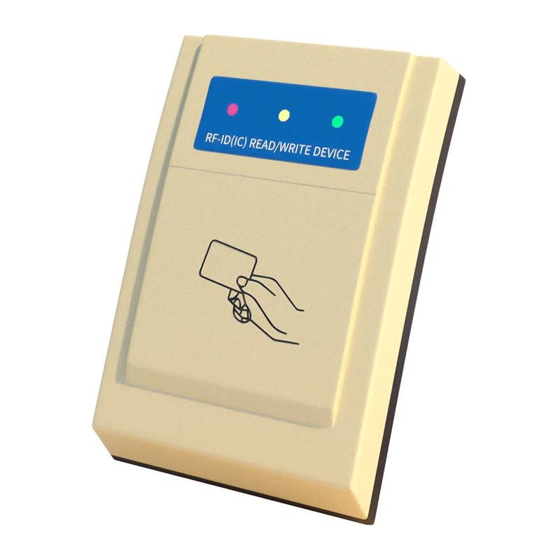 

125KHz 13.56MHz USB Interface Driver-free Access Control Card Issuer Member Card Swipe Machine Contactless NFC Card Reader