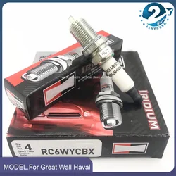 4pcs/set Original Spark Plug For Great Wall HAVAL H6 H2 VOLEEX C50 V80 1.5T Displacement Auto Replacement Part OEM 3707100-EG01T