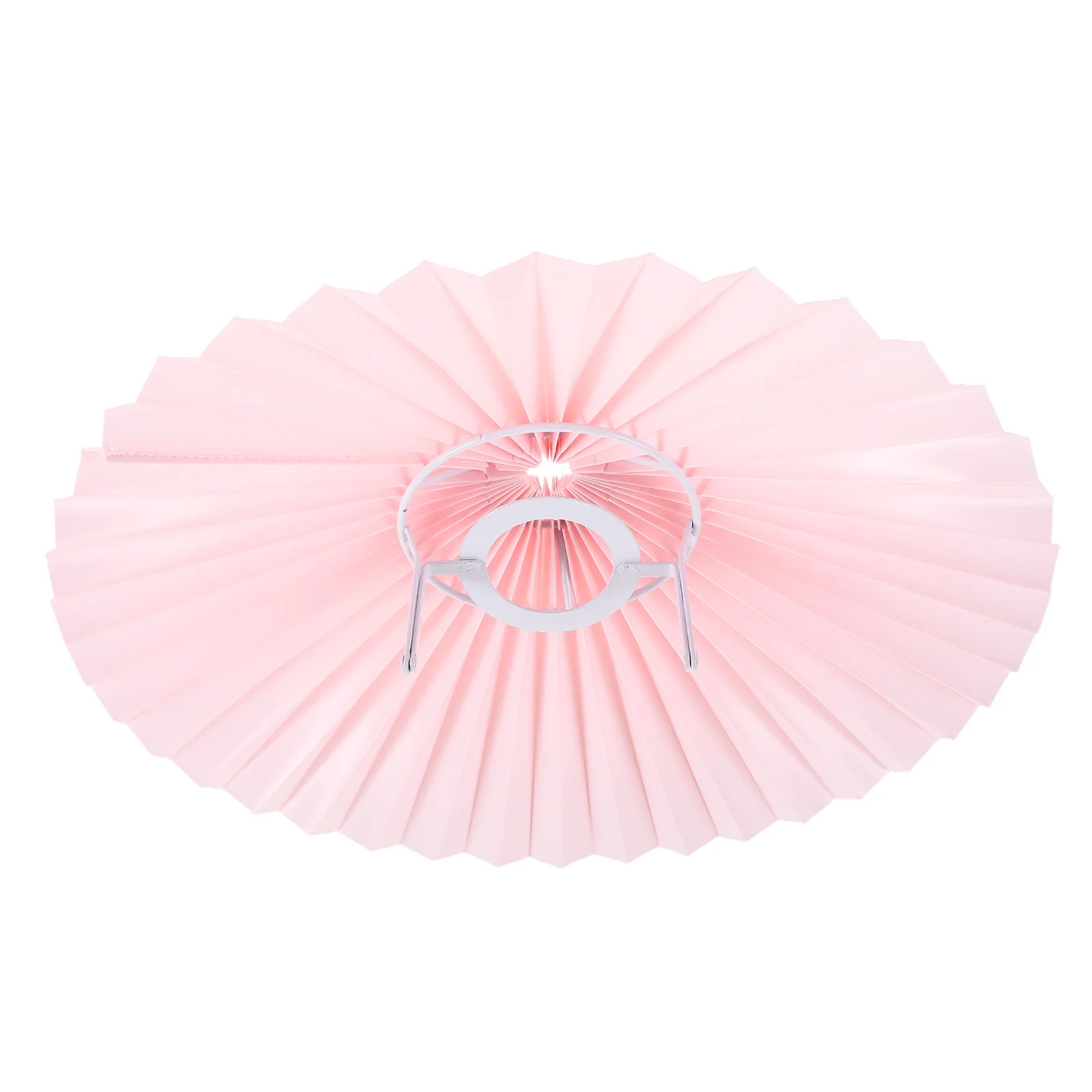 

Creative Pleated Fabric Lampshade Umbrella Shape Rotatable Iron Frame Floor Lamp Shade Cover for Bedroom Living Room Lighting