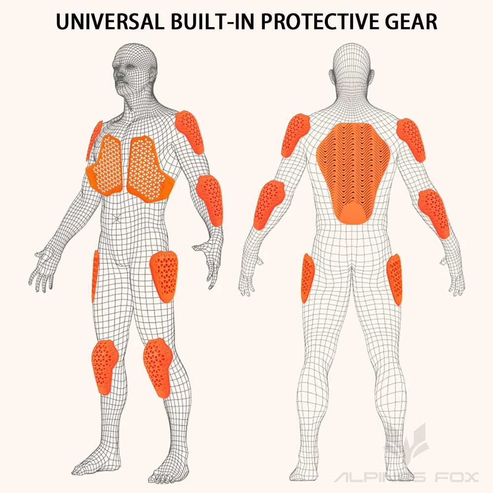 Cuscinetti per armature per moto protezione per la schiena con inserto per giacca certificato CE addensare protezione per la colonna vertebrale ad