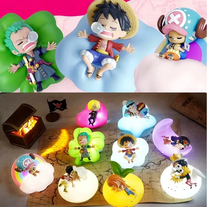 Hot Genuine One Piece Sweet Dreams Series Blind Box Cartoon Night Light Bedroom Decoration Mystery Box Children Toy Gift