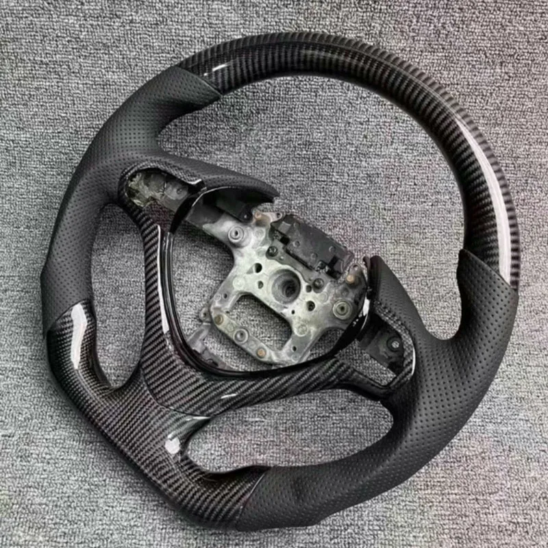 Carbon Fiber Steering Wheel Assembly For Honda Spirior 2009-2013 Carbon Fiber Trim